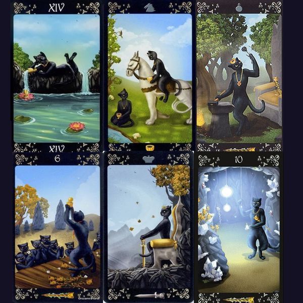Таро "Черные кошки" / Black Cats Tarot 03483 фото Таро "Черные кошки" / Black Cats Tarot 03483 фото