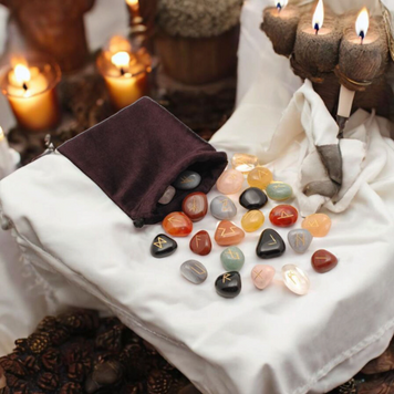 Multicolored Stone Rune Set