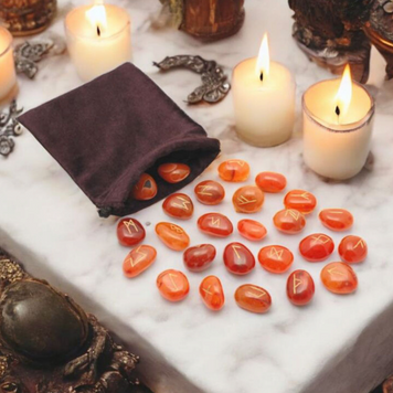 Carnelian Rune Set