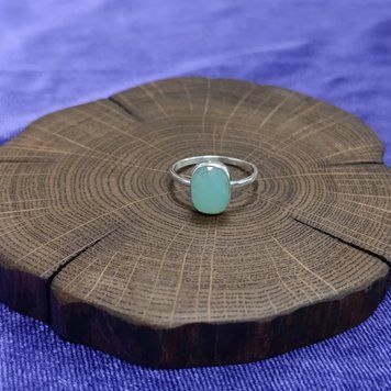 Silver Ring &ldquo;Whisper of Crystals&rdquo; with Amazonite