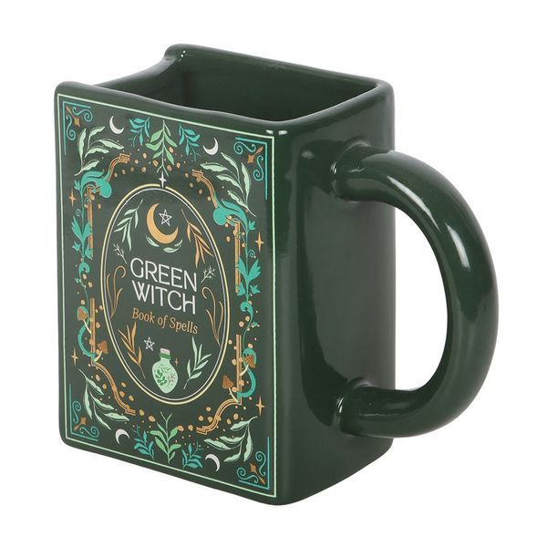 Green Witch Book Cup