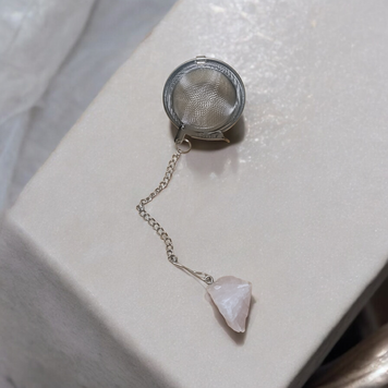 Rose Quartz Tea Strainer