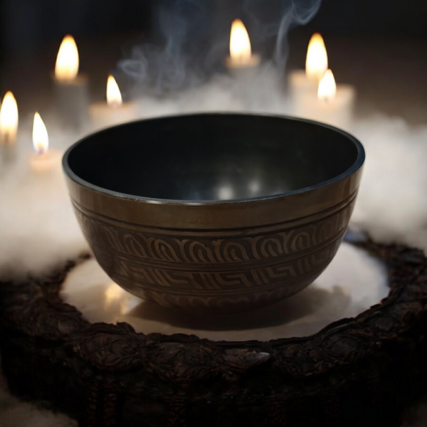 Chakra Singing Bowl "First Chakra - Muladhara" 13 cm