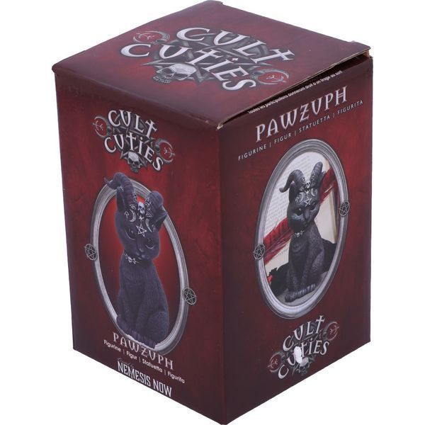 Фигура "Черный кот с рогами" (Pawzuph Cult Cuties) 02246 фото