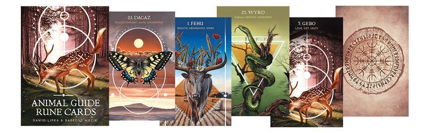 Оракул "Советчик рунических животных / Animal Guide Rune Cards" 06828 фото