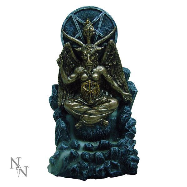 Incense Holder for Backflow Incense &ldquo;Majestic Baphomet&rdquo;