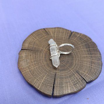 &ldquo;Silver Ring &lsquo;Magic of Stone&rsquo; with Clear Quartz 1