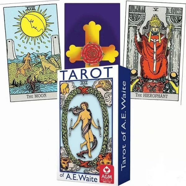 Таро А.Е. Вейт міні \ Tarot of A.E. Waite (Blue Edition, Standard, GB) mini 03469 фото