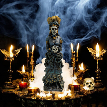 Handcrafted figure of Mictlecihuatl/Santa Muerte