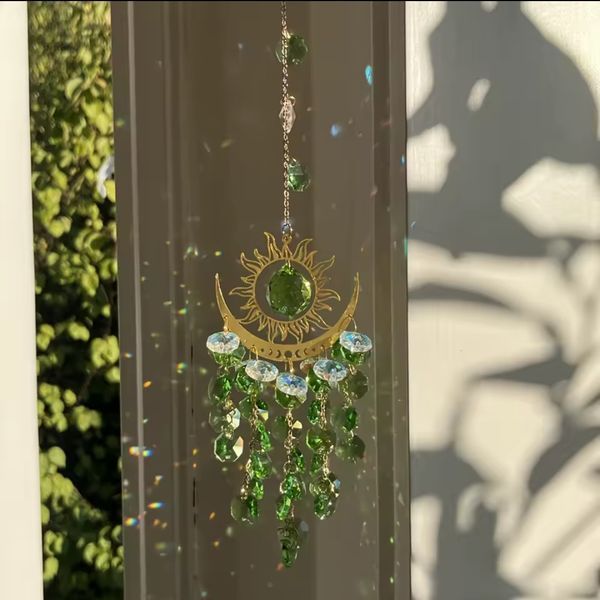 Sun catcher “Day–Night” green