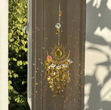 Sun catcher &ldquo;Day&ndash;Night&rdquo; golden