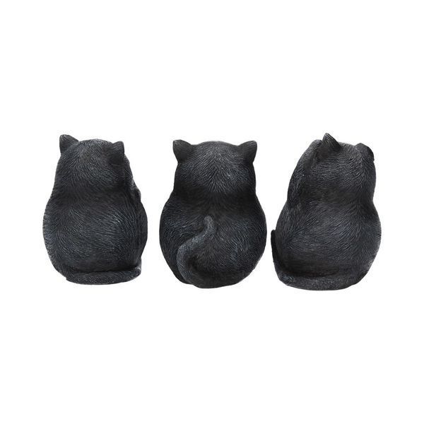 Набор фигурок "Котики. Не вижу зла, не слышу зла, не говорю зла" 09445 фото