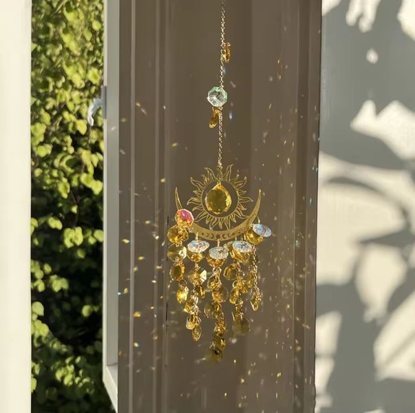 Sun catcher “Day–Night” golden