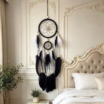 &ldquo;Somnia&rdquo; Black Dreamcatcher