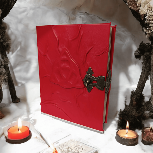 Notebook "Red Triquetra"