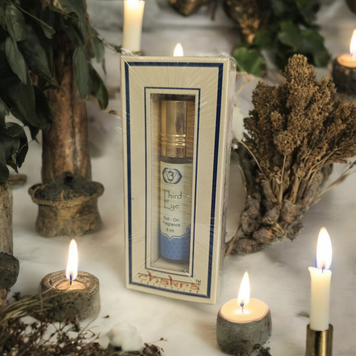 Roll-on chakra perfumes. Third Eye Chakra. Frontal Chakra. Ajna