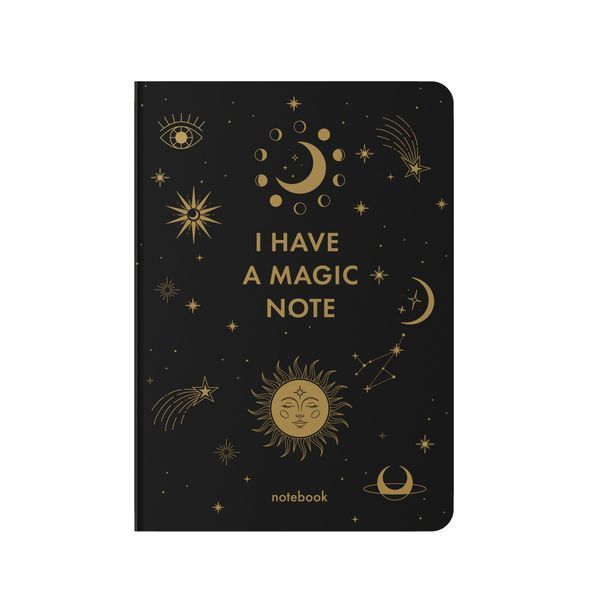 Блокнот "I HAVE A MAGIC NOTE" черный 02419 фото