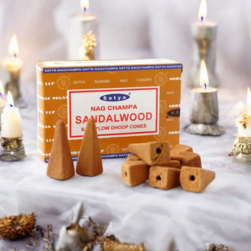 Sandalwood backflow cones (Сандалове дерево) пахощі, що стеляться 06165 фото