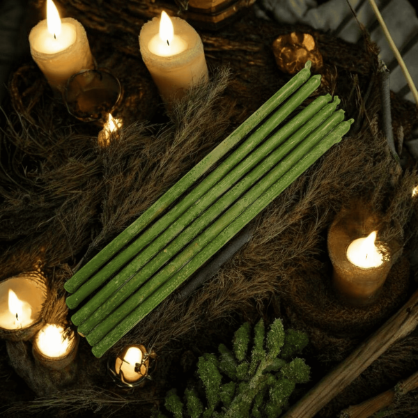 Candle with Herbs &ldquo;Money&rdquo;