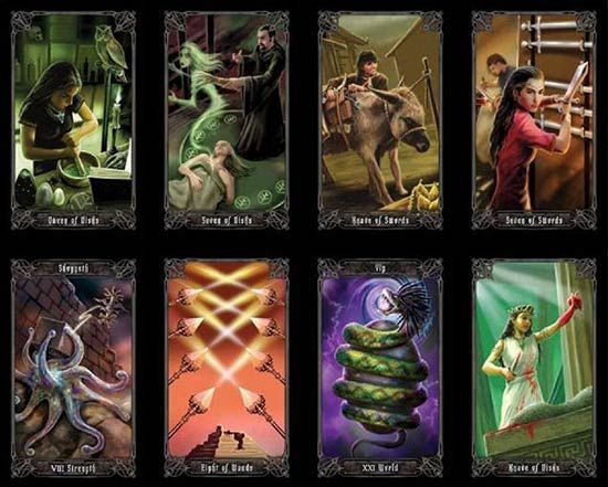 Таро Некрономикон / Necronomicon Tarot by Tyson Donald, Stokes Anne 03459 фото