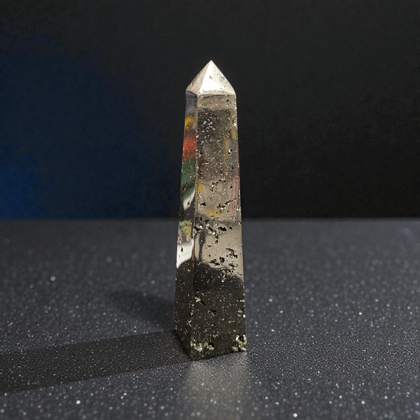Pyrite obelisk