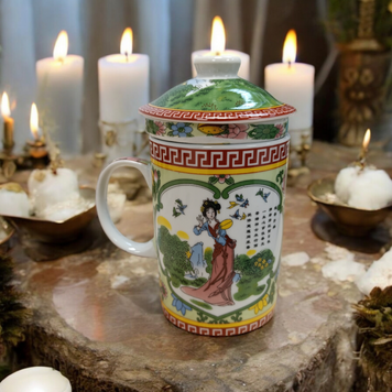 Mug with strainer "Chinese Tradition"