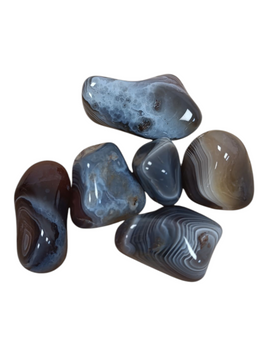 Botswana agate tumbling S