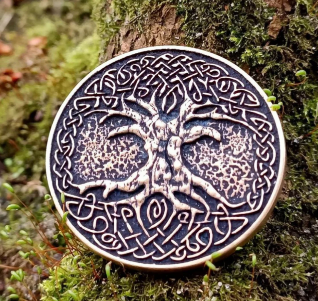 Silver-plated “Yggdrasil” Coin