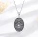 Double silver amulet "Goddess Themis"