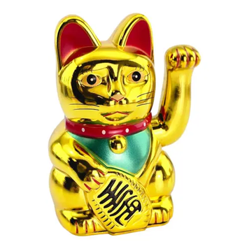Кошка Манеки-неко машет лапой (20,5 х 14,5 х 12 см) 08303 фото