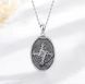 Double silver amulet "Goddess Brigid"