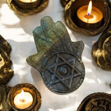 Labradorite Hamsa