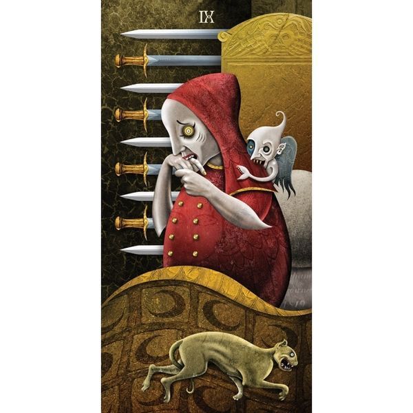 Таро "Deviant Moon Tarot" / "Девиантное лунное Таро" / "Таро Безумной луны" Безрамочное 03493 фото