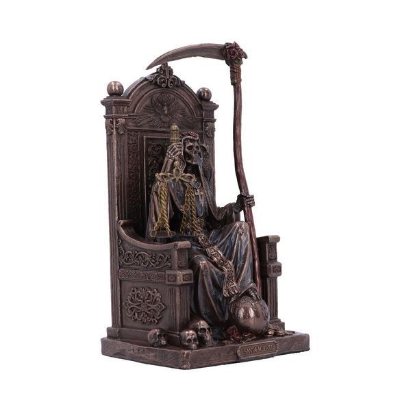 The figure of "Santa Muerte on the throne. Holy Death"