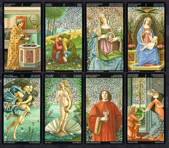 Golden Botticelli Tarot
