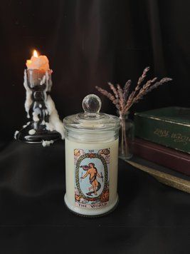 Tarot Candle &ldquo;The World&rdquo;