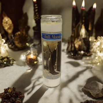 Glass Candle &ldquo;Full Moon&rdquo;