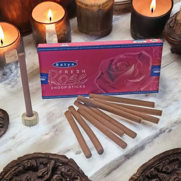 Fresh Rose dhoop sticks (Свіжа Троянда)(20 gms) (Satya) безосновні пахощі 03809 фото