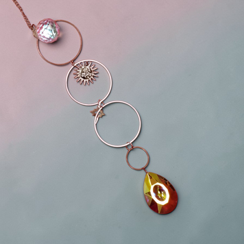 Sun Catcher &ldquo;Sun and Circle&rdquo; silver