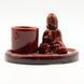 &ldquo;Buddha&rdquo; Red Holder for Herbal Smudges and Incense