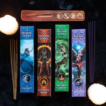 Набор благовоний "Четыре стихии" / &laquo;ELEMENTAL INCENSE STICK COLLECTION BY ANNE STOKES&raquo; 02552 фото