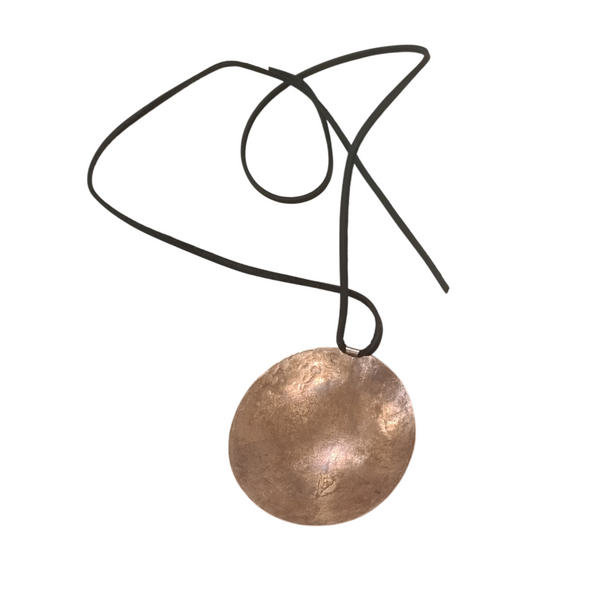 Medium Copper Shamanic Mirror (8 cm), Handmade
