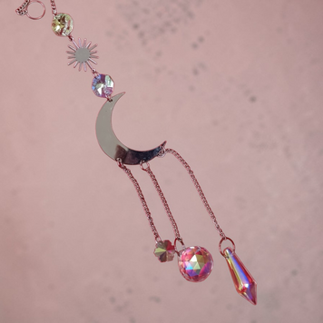 Sun catcher &ldquo;Moon&rdquo; siver