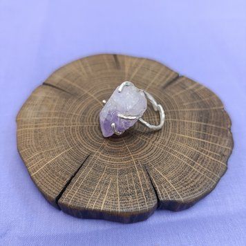 Серебряное кольцо "Волшебство камня" с аметистом 2 07559 фото