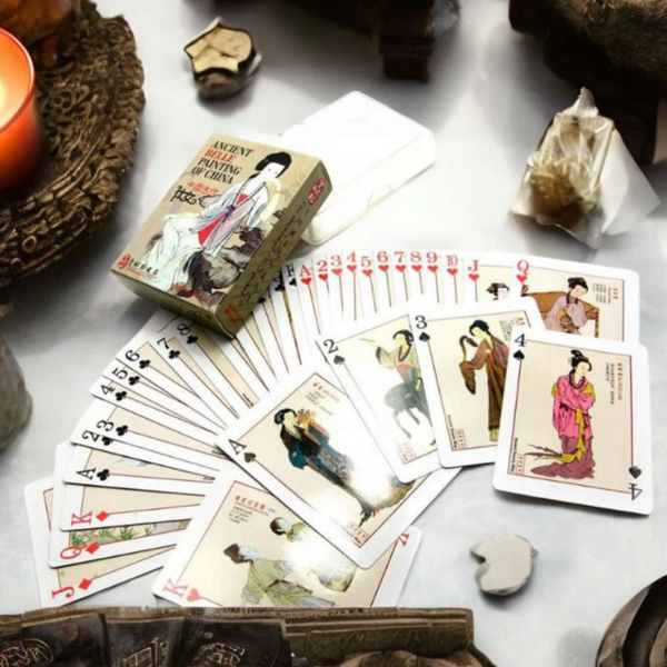 Playing cards “Girls from Ancient Chinese Painting” (plastic)