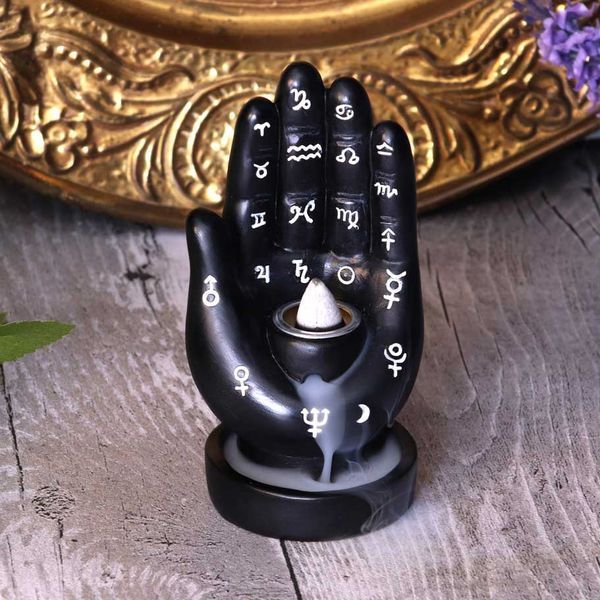 Backflow Incense Holder &ldquo;Black Hand&rdquo;