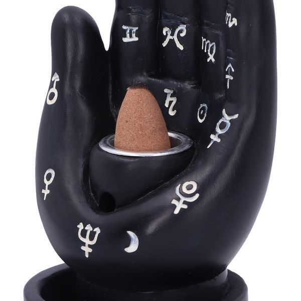 Backflow Incense Holder &ldquo;Black Hand&rdquo;
