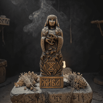 Дерев'яна фігура "Жива" 09426 фото