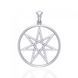 Silver amulet "Septagram"